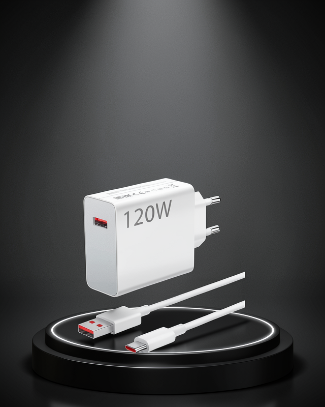 120W Ultra Hızlı Şarj Adaptörü USB-C Destekli Güçlü Şarj Teknolojisi