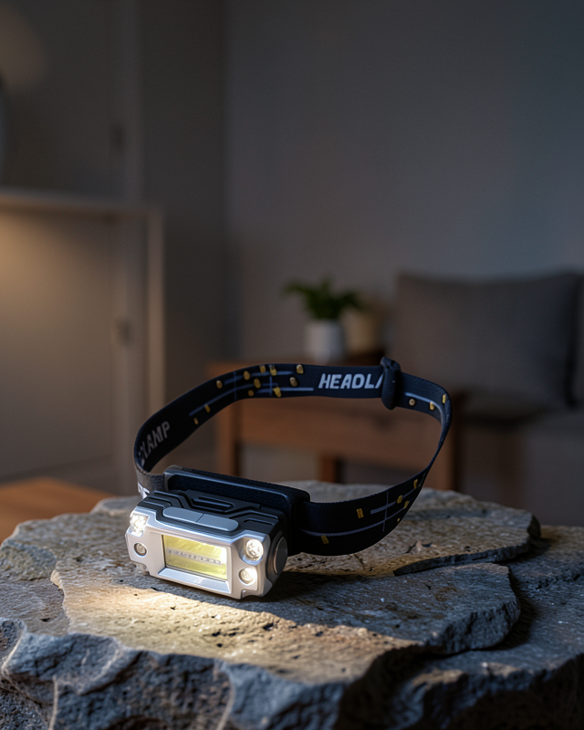 Kafa Lambası Led Fener Pratik Taşınabilir Ayarlanabilir USB Şarjlı