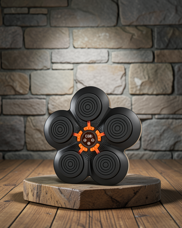 Akıllı Müzikli Boks Makinesi Bluetooth Bağlantılı Işıklı Hedefli Fitness Aleti
