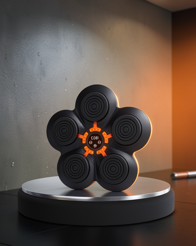 Ev Tipi Akıllı Boks Duvar Paneli Müzikli Bluetoothlu Refleks Geliştirme Cihazı