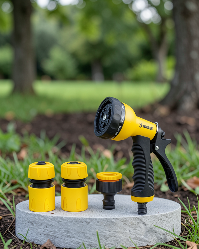 Çok Fonksiyonlu Bahçe Sulama Tabancası Ergonomik Basınçlı Sprey