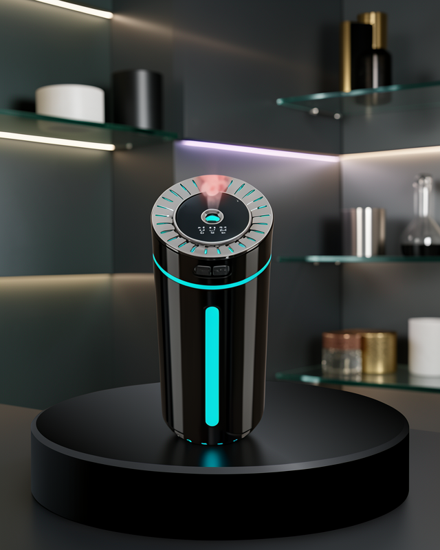 Aromaterapi Özellikli Ultrasonik Hava Nemlendirici LED Atmosfer Işığı