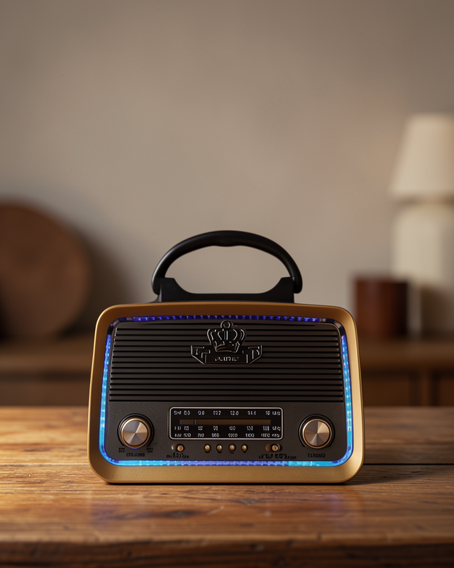 Bluetooth Özellikli Nostalji Radyo 3 Bant FM AM SW