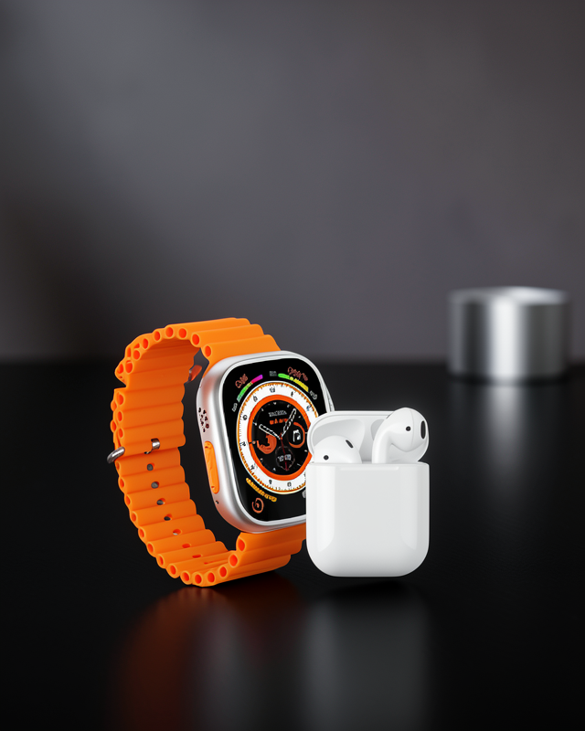Watch 9 Max Akıllı Saat 45 mm Geniş Ekran Kulaklık Seti