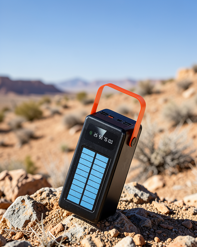 Powerbank Hızlı Şarj Solar Güneş Enerjili Çok Girişli