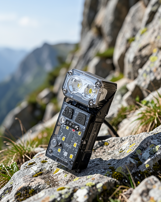Kamp ve Outdoor İçin LED Far 10 Saat Pil Sensörlü Manyetik