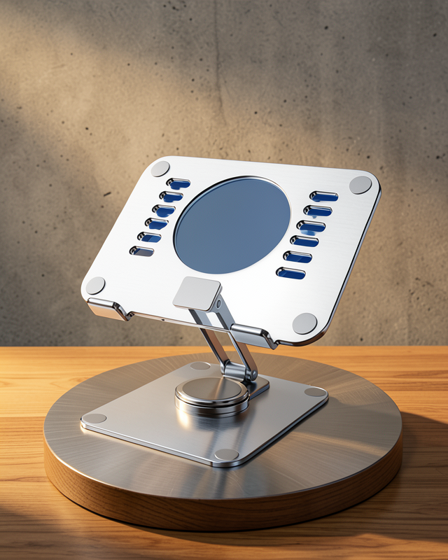 Katlanabilir Tablet Standı Ayarlanabilir Kaymaz Şeffaf Tasarım