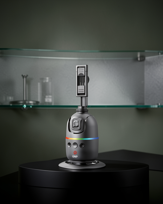 Yüz Takipli 360° Akıllı Gimbal Telefon ve Aksiyon Kamera Uyumlu
