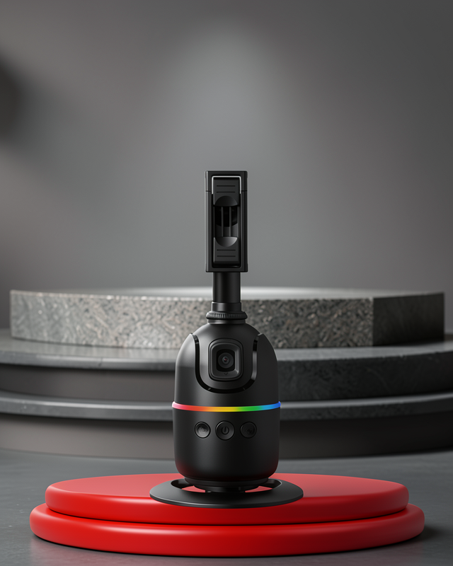 Sosyal Medya İçerikleri İçin Otomatik Yüz Takipli 360° Döner Gimbal Stand