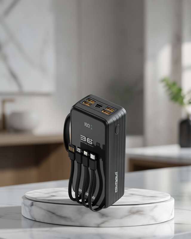 Yüksek Kapasiteli Powerbank Hızlı Şarj ve Kablosuz Destekli