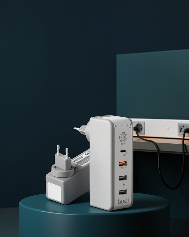 30W Type C Şarj Cihazı Zamanlayıcılı Çok Portlu Tasarım