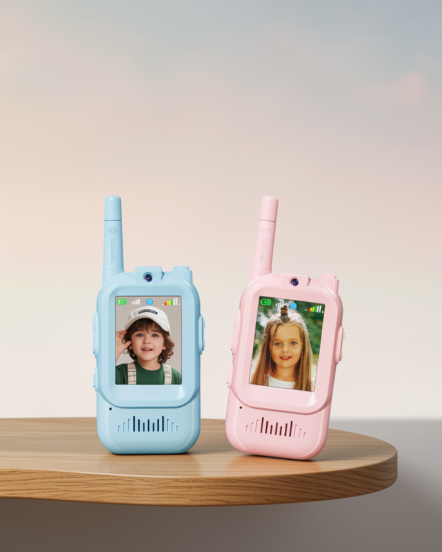3–12 Yaş Çocuklara Uygun Görüntülü Walkie Talkie Seti
