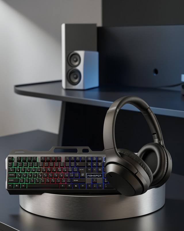 Işıklı Oyuncu Klavye Mouse ve Bluetooth Kulaklık Seti Türkçe Q USB