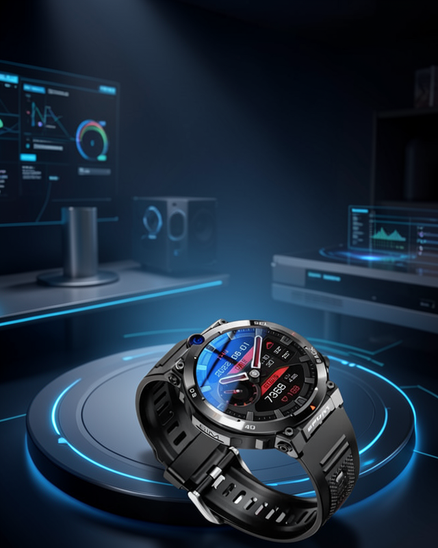 Akıllı Saat Yeni Model Sesli Asistan Bildirim Görme Bluetooth Bağlantılı Müzik Dinleme