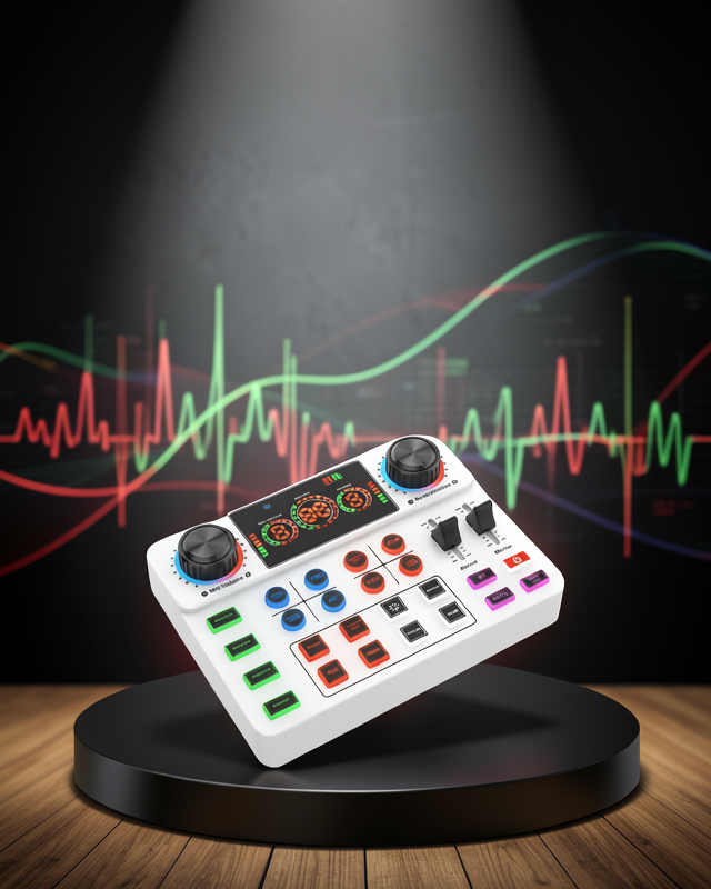 Canlı Yayın ve Karaoke İçin Profesyonel Ses Kartı Bluetooth Destekli