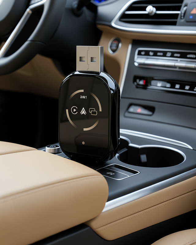 Kablosuz CarPlay Android Auto Dönüştürücü Kablo Derdi Olmadan Bağlantı