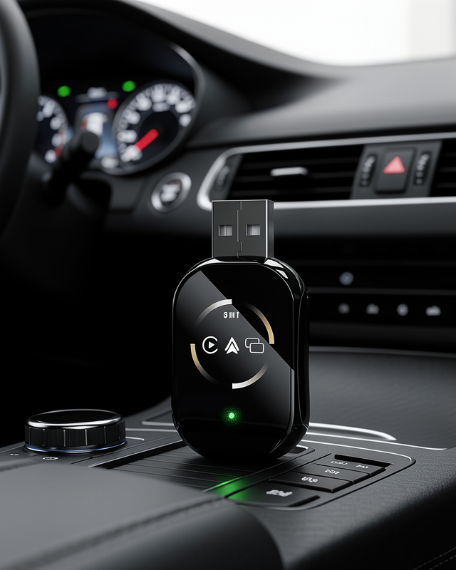 Araç İçi Kablosuz CarPlay Android Auto AirPlay Adaptörü