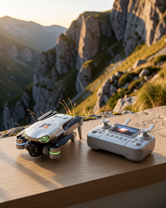 Optik Akış Destekli Stabil Uçuş Drone Seti Zengin Kutu İçeriği