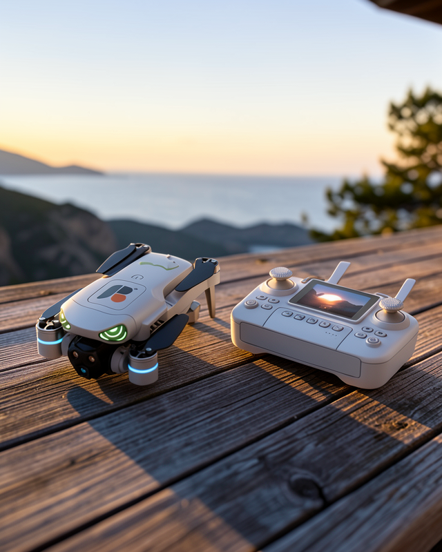 Tek Tuşla Kalkış İniş Özellikli Katlanabilir Drone