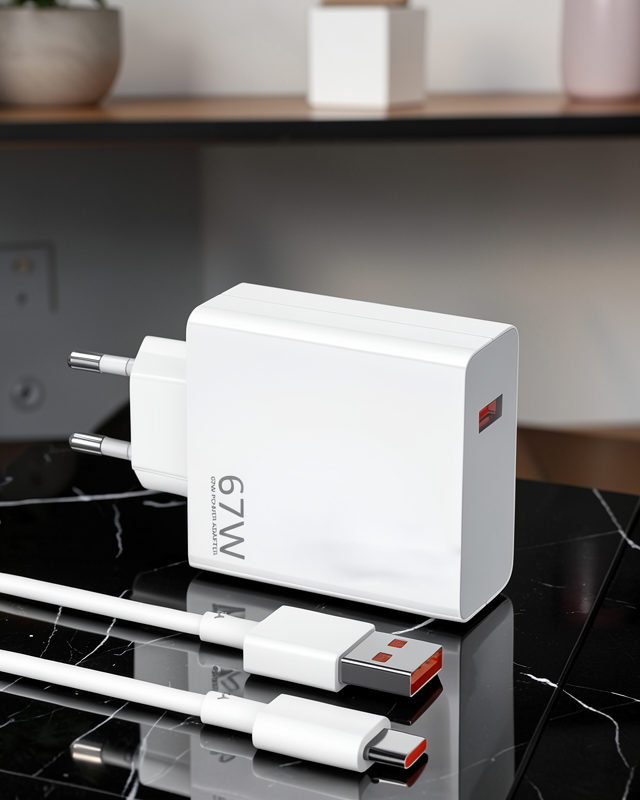 Şarj Aleti Turbo Hızlı 67W Type-C Hızlı Şarj