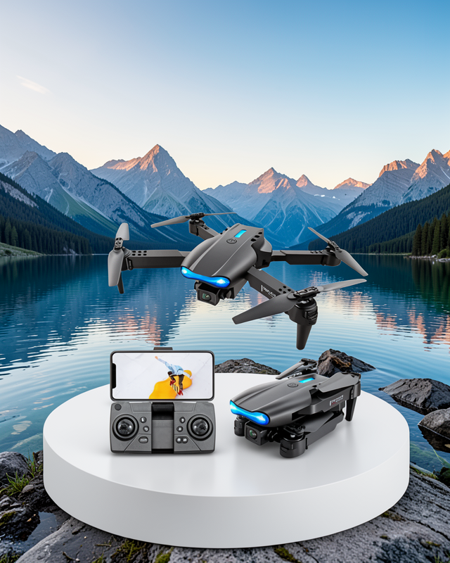 Wifi FPV Canlı Görüntü Aktarımlı Katlanabilir Drone