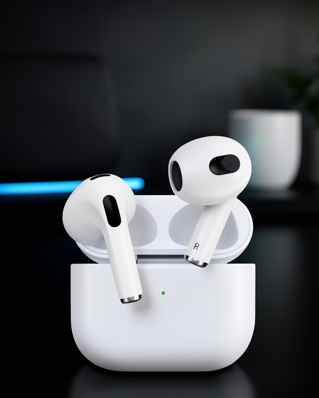 3.Nesil TWS Bluetooth Kulaklık Mikrofonlu ANC Özelliği Dokunmatik Kontrol