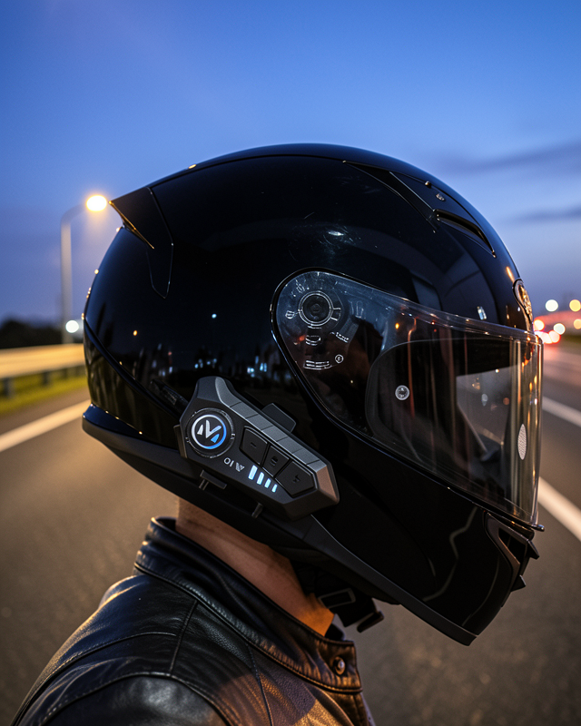 Bluetooth 5.3 Kask İçi Intercom Kulaklık 1000 m Mesafe 1000 mAh