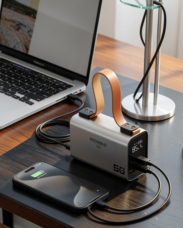 50000 mAh Powerbank Süper Hızlı Şarj LED Dijital Göstergeli Taşınabilir Şarj Cihazı