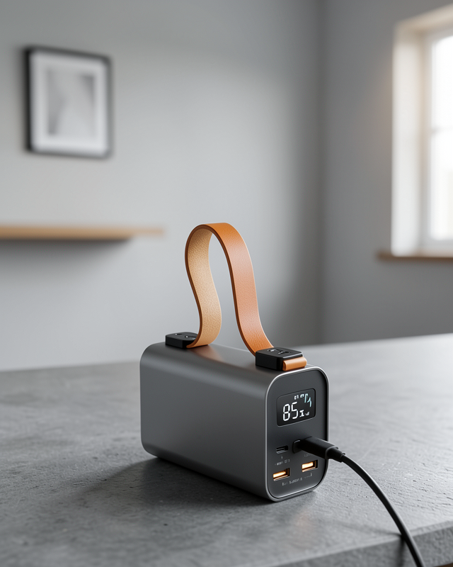 50000mAh Süper Fast Charge LED Işıklı Taşınabilir Power Bank