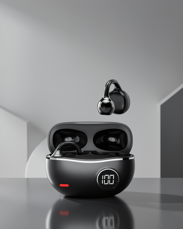 Kablosuz Açık Kulak Kulaklık Bluetooth 5.4 Type-C Hızlı Şarj 30 Saat