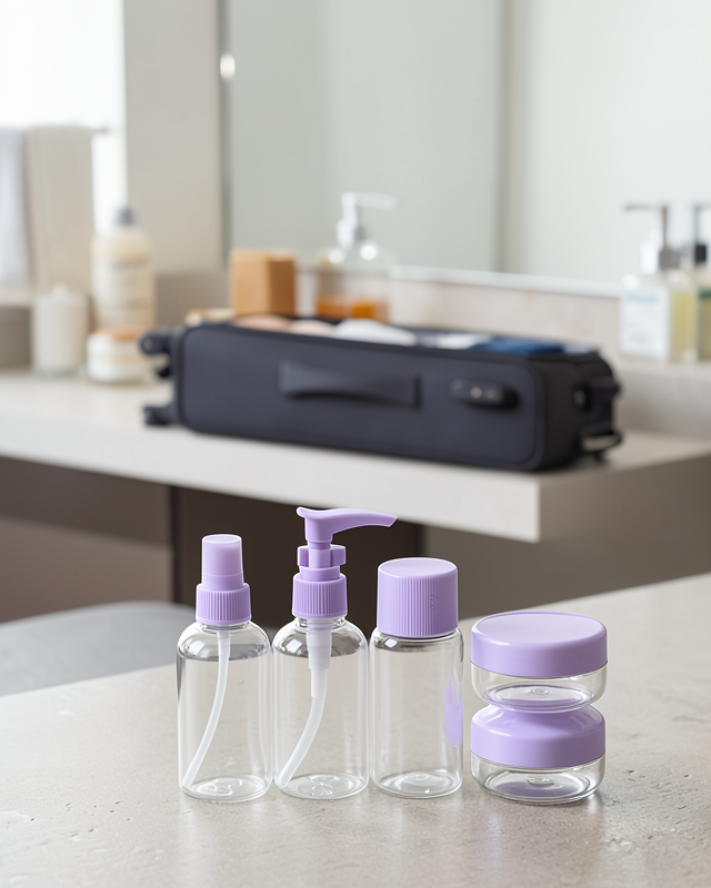 30 ml 5 Parça Seyahat Şişesi Seti Sızdırmaz Taşınabilir
