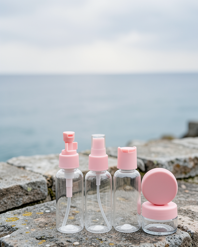 30 ml 5’li Seyahat Banyo Şişe Seti Çantalı