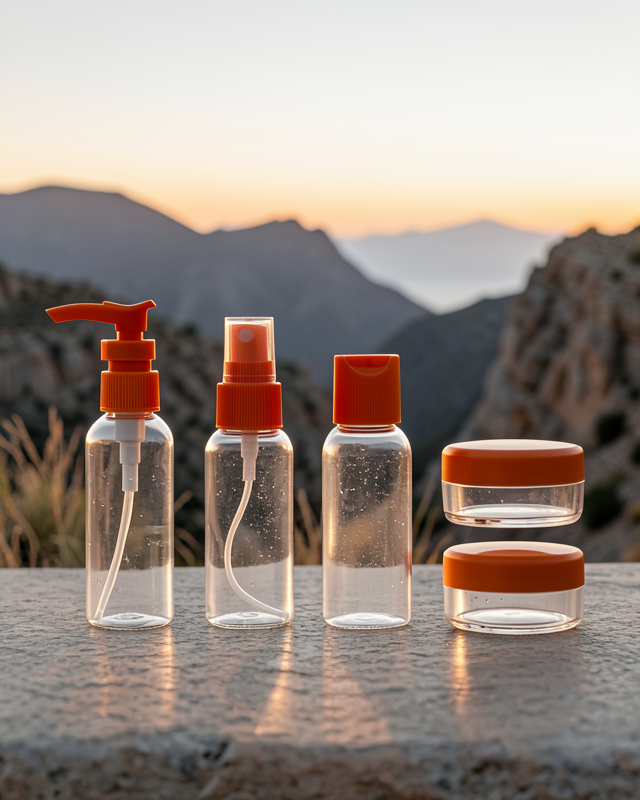 Seyahat Boy 5’li Kozmetik Dolum Seti 30 ml Sızdırmaz Tasarım