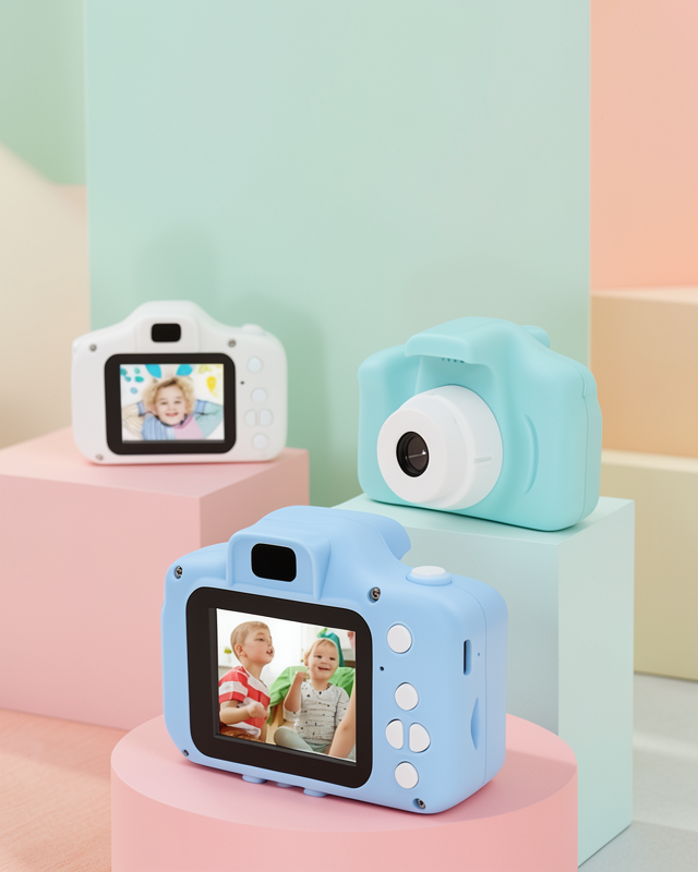 Çocuklara Özel Dijital Fotoğraf Makinesi Mini 1080P HD Kaliteli