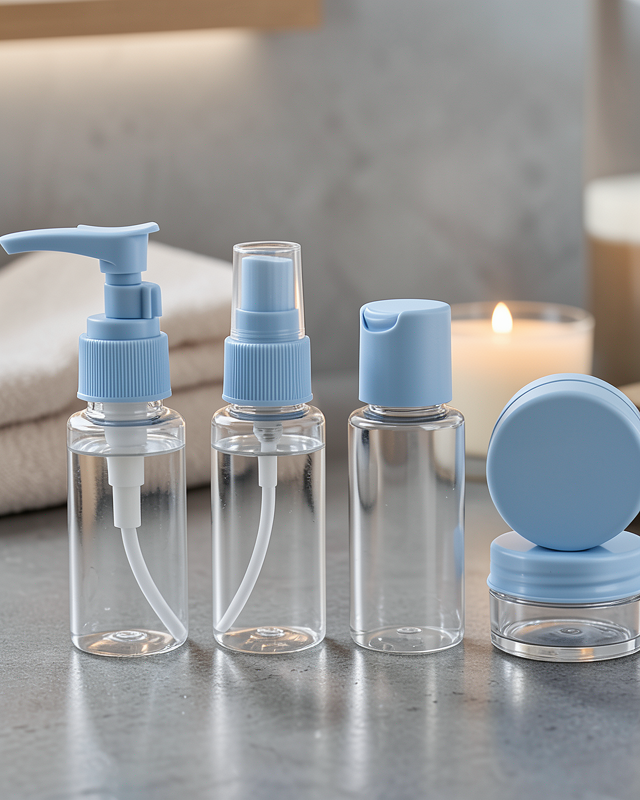 Taşınabilir 5 Parça Seyahat Kozmetik Seti 30 ml Sızdırmaz