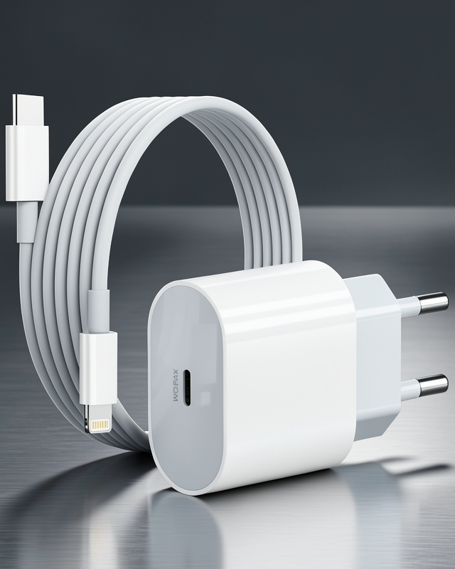 iPhone 14 13 12 11 Uyumlu 20W Hızlı Şarj Adaptörü Lightning Kablo Seti