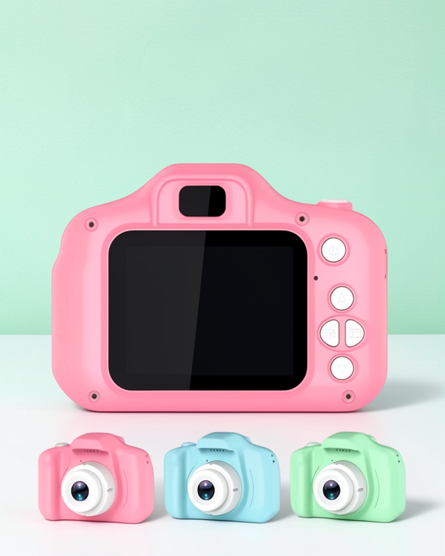 Çocuk Kamerası Dijital 1080P HD Kaliteli Mini Fotoğraf Makinesi Profesyonel