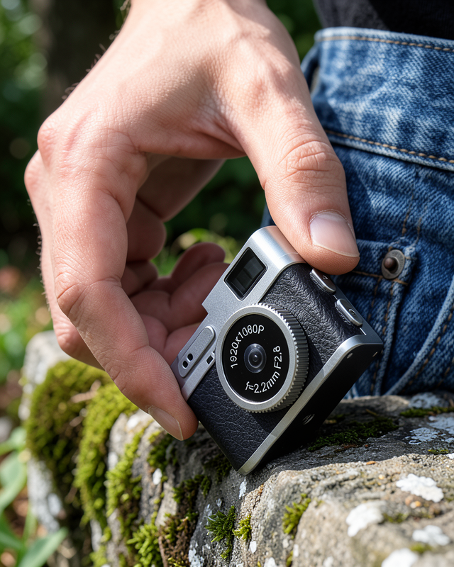 Ultra Mini Dijital Fotoğraf Makinesi 4K 1080P HD Video Çekim Cep Kamerası