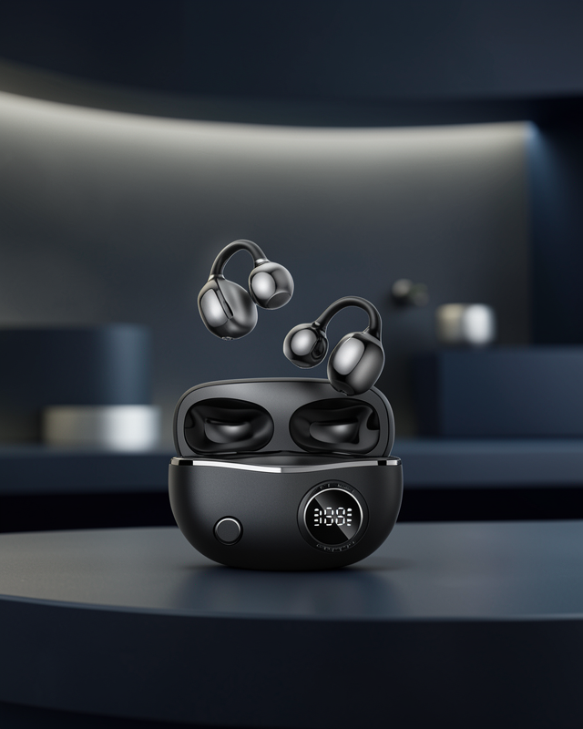 Açık Kulak Bluetooth Kulaklık 5.4 APTX Destekli Ergonomik Tasarım