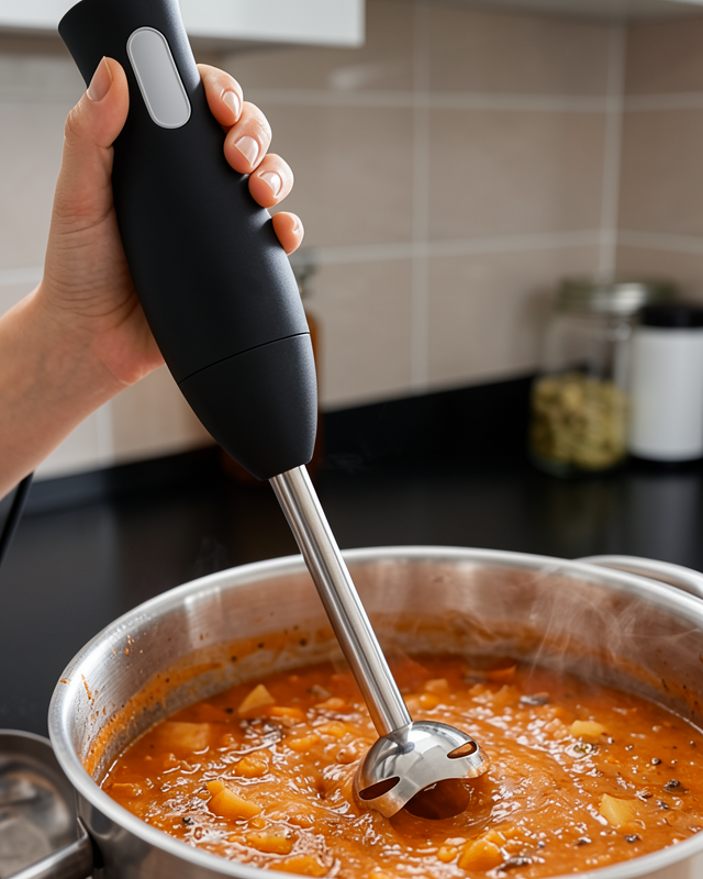 Metal Ayaklı El Blenderı Ergonomik Tasarım Güvenli Kullanım