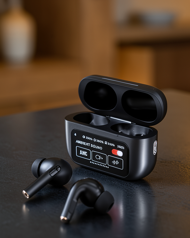 Yeni Nesil Bluetooth Kulaklık Ekranlı Yüksek Ses Kaliteli Uzun Şarj Süreli