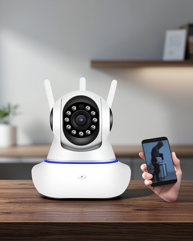 Wifi Kamera Ev Kamerası Gece Görüşlü Kablosuz Bebek Izleme Kamerası