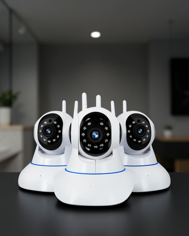Wifi Kamerası Çift Yönlü Bebek Güvenlik Kamerası Gece Görüşlü