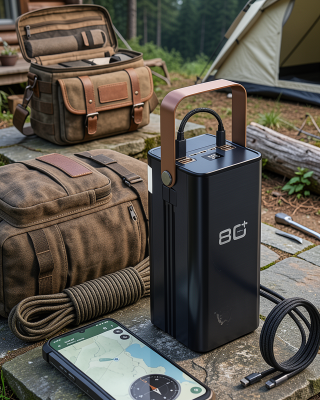Profesyonel Powerbank 80000 mAh Çoklu Giriş Çıkış Destekli Uzun Süreli Taşınabilir Şarj