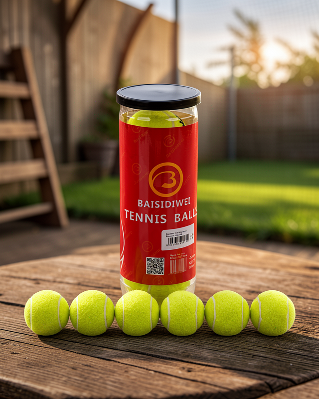 Dayanıklı Tenis Topu 6’lı Set Yüksek Zıplama ve Uzun Ömür