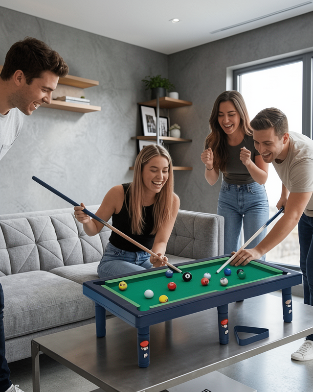 Masaüstü Bilardo Seti 5 Yaş Üzeri Çocuklar İçin Eğitici Oyuncak