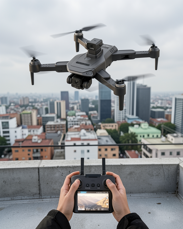 Katlanabilir GPS Destekli Akıllı Drone 4K Kamera Uzun Uçuş Süresi ve Engel Algılama Özellikli
