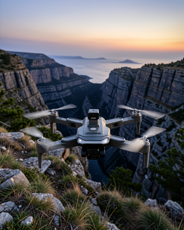 GPS ve Engel Sensörlü Katlanabilir Drone Uzun Uçuş Süresi ve Stabil Görüntüleme Teknolojisi