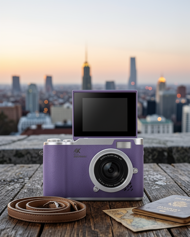 Vlog Kamera 4K Video 48 MP Otomatik Odaklı Flip Ekranlı