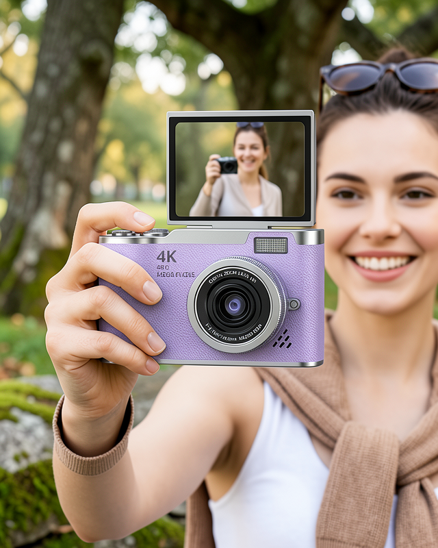 LK007 FOTOĞRAF MAKİNESİ MOR